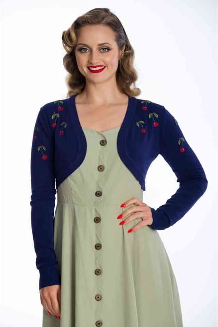 Banned - SUMMER BERRY Bolero - L - Donkerblauw