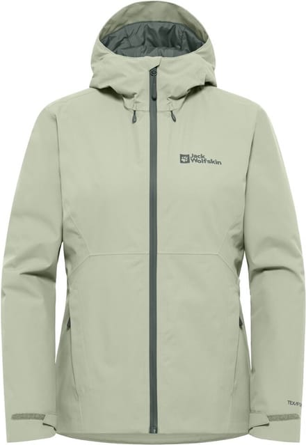 Jack Wolfskin Wisper Insulated Jacket Women - Winterjas - Dames - Mint Leaf - Maat XL