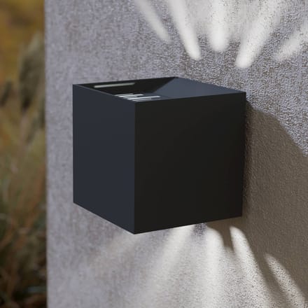 Eglo Buitenwandlamp Calpino 2 - Antraciet - Warm Wit - 2x3,3w