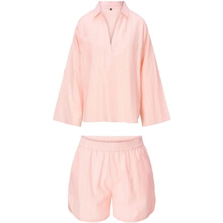 LingaDore - Shortama Set Perzik - maat XXL - Roze