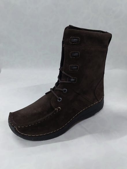 WOLKY 6254 / Seamy - Boot / halfhoge veterschoenen / bruin / maat 36