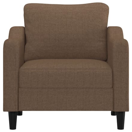 vidaXL - Fauteuil - 60 - cm - stof - bruin