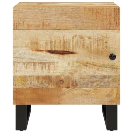 vidaXL - Nachtkastjes - 2 - st - 40x33x46 - cm - massief - mangohout