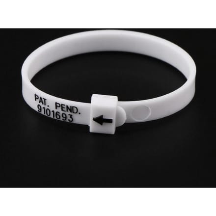 Bague en plastique pour doigt Jaugeur de taille de bague Outil de mesure de la taille du poignet pour bijoux US 117 UK A-Z blanc