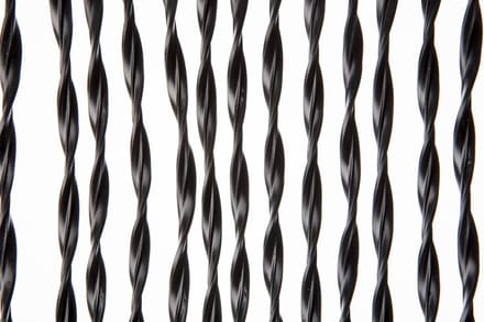 2LIF Paris Zwart Vliegengordijn deur - 93 x 210 cm