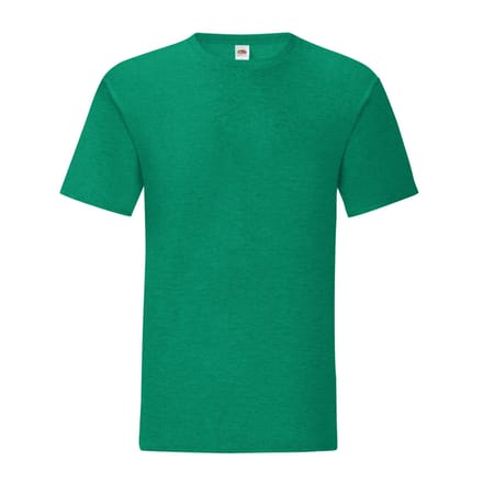 Fruit of the Loom Heren Iconic 150 Heather T-Shirt (Heide Groen)
