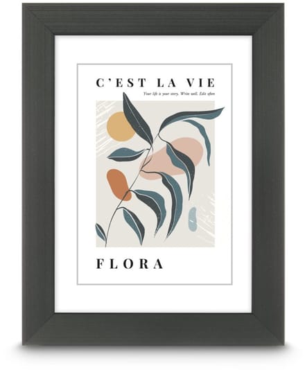 Hama Fotolijst - Flora - 20 x 30 cm - Contrastgrijs