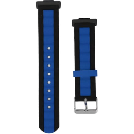 Bracelets de Montre en Silicone Réglables Étanches Élastiques de Rechange pour Montre FIT 2 Noir black
