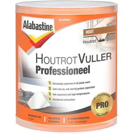 Alabastine - Houtrotvuller Professioneel - Naturel - 330 G