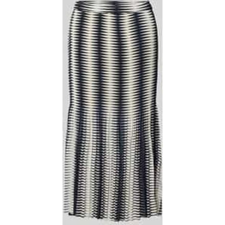 Midirok met plissévouwen, model 'Onora'