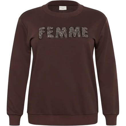 Dames sweatshirt KAFFE Curve Elise