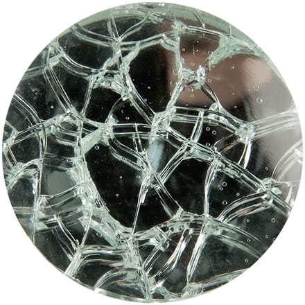 Clayre & Eef Deurknop Ø 4x3 cm Transparant Glas