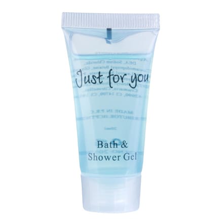 Just for You bad en douchegel gratis voor hotels (100 stuks)