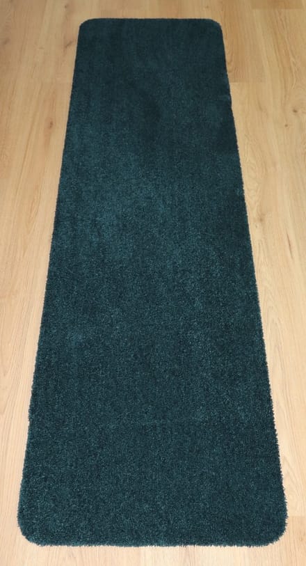 PRIMA - Soft - Badmat - Wastafelmat - loper - donker groen - 50x180cm - antislip