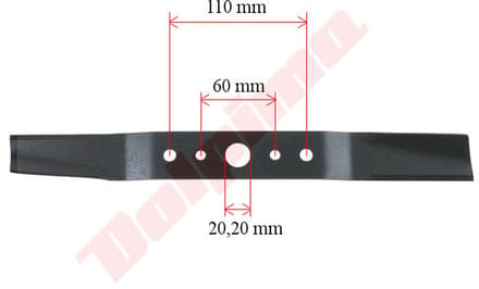 Maaimes passend op BLACK&DECKER 379x202x60x110 ( 379-167 , M1G-283-380 )