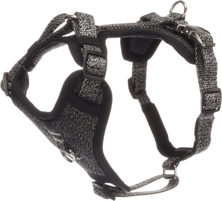 Flamingo - Hond Harnas Mago Donkergrijs XS 25-43cm 30-45cm 15mm