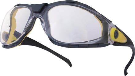 Deltaplus Veiligheidsbril Nylon Helder | Polycarbonaat Lenzen en Neusbrug | UV Bescherming en Comfort