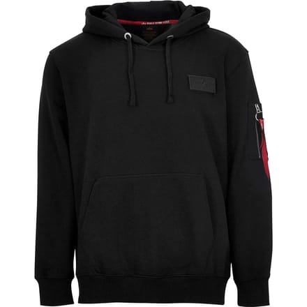 Hoodie Alpha Industries Red Stripe
