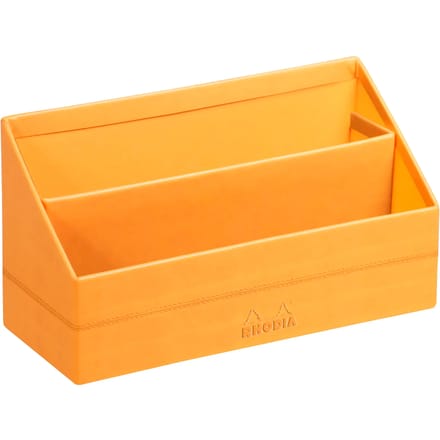 Italian faux leather brievenhouder Rhodia