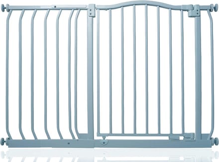 Safetots Klemhekje met Gebogen Bovenkant, 107cm - 116cm, Mat Grijs