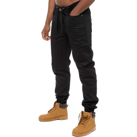 Enzo| Heren Denim Jogger Jeans - Zwart