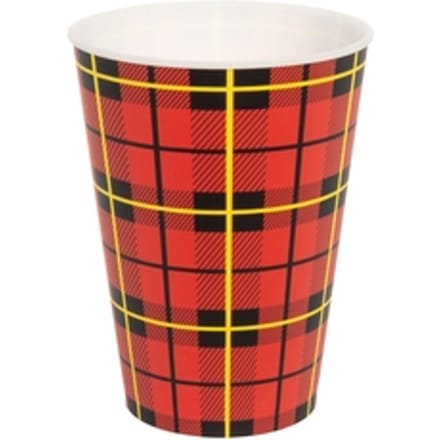 Beker IEZZY 180ml herbruikbaar Scotty 20 stuks rood
