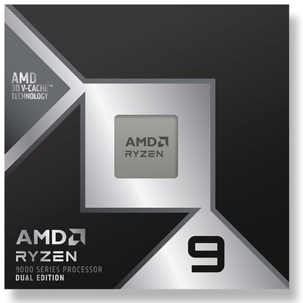 AMD Ryzen 9 9950X3D2 Dual Edition CPU - 16 kernen - 4.3 GHz - AMD AM5 - AMD Boxed (zonder koeler)