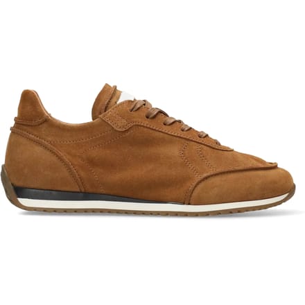 Shabbies Amsterdam - Taya Base Sneaker Suède Zand - Maat 39