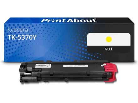 PrintAbout huismerk Toner TK-5370Y Geel Geschikt voor Kyocera