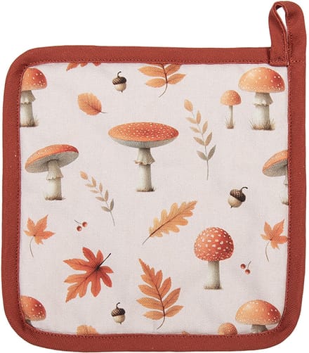 Clayre & Eef Pannenlap 20x20 cm Beige Katoen