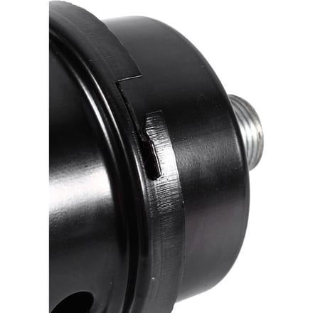 Zwart IJzer Luchtcompressor Inlaatfilter Demper Geluiddemper Draad 3 8  16MM