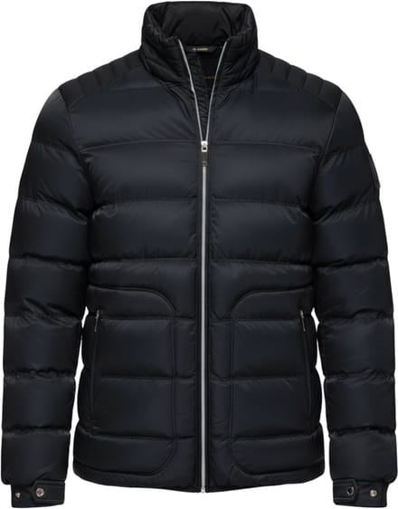OMBRE Jas - Lange Mouw - Rits - Effen Zwart M