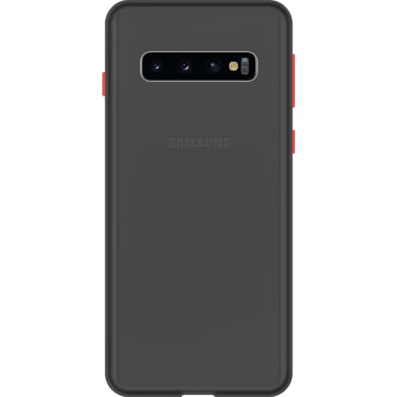 Samsung Galaxy S10 Plus Back Cover - Zwart/Transparant