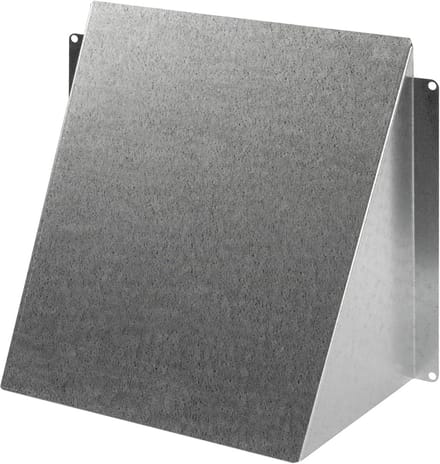 Ventilatie Rooster Vierkant Gegalvaniseerd Staal 200x200mm Buitenlucht