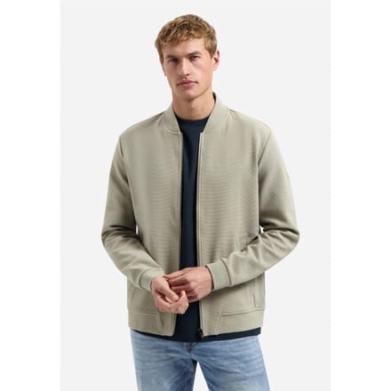 Sweaters No Excess Vest Texture Taupe
