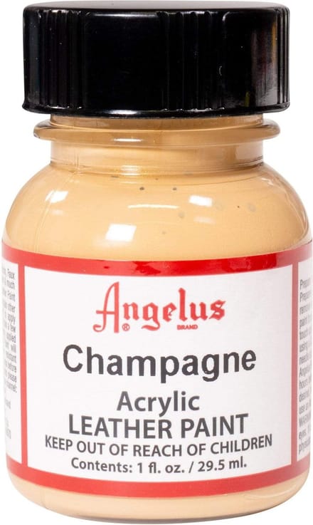 Angelus Leather Acrylic Paint - textielverf voor leren stoffen - acrylbasis - Champagne - 29,5ml