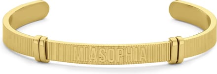 MIASOPHIA 4-MS22079 Stalen bangle - Goudkleurige plating