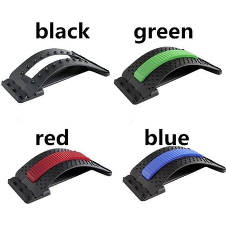 Rugsteun met meerdere niveaus Taille Lumbale brancard Nekrug Wervelkolommassage Corrector Taillepijn groen