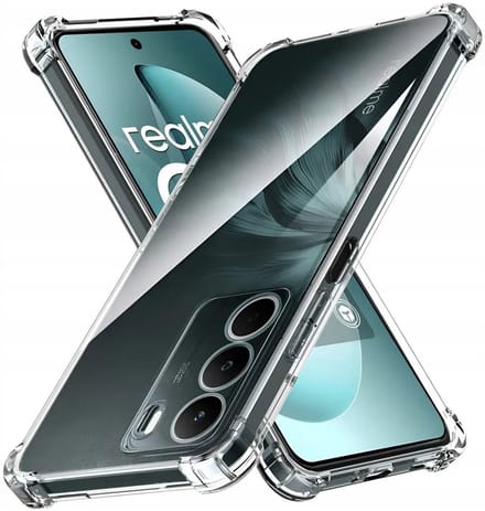 Hoesje geschikt voor Realme C71 - Techsuit Shockproof Silicone Back Cover - Transparant