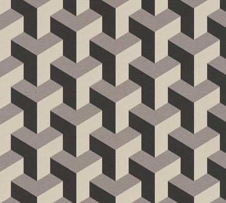 RETRO BEHANG | Geografisch - Beige Zwart - LivingWalls Daniel Hechter 7