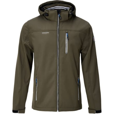 NORDBERG - njord softshell - Softshell jack heren - Donkergroen