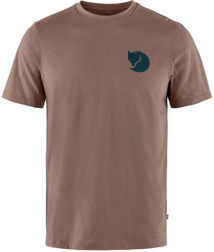 Fjällräven Walk With Nature T-shirt Met Korte Mouwen Bruin M Man