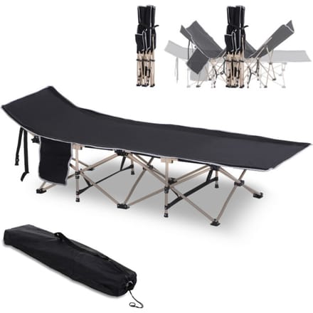 4goodz Outsunny opvouwbaar campingbed met draagtas stretcher 190 cm