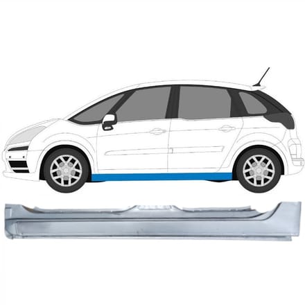 Volledige dorpel voor Citroen C4 Picasso 2006-2013 / Links