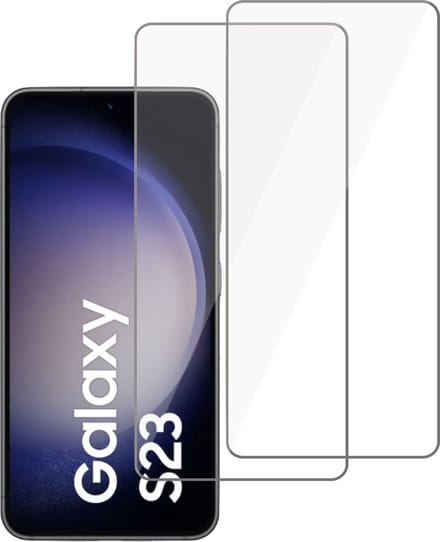 2x Geschikt voor Samsung S23+ Screenprotector - Geschikt voor Samsung S23 Plus Beschermglas Screen Protector 9H Glas