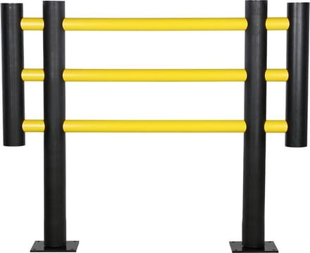 Machinebeschermingshek - Geel/Zwart - 1500 mm (B) x 1200 mm (H) - D-flexx - Foxtrot