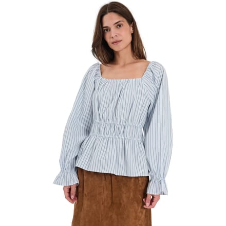Damesblouse met lange mouwen Norr Alva