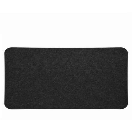 68x33cm Polyester Tapis de Souris de Table Tapis de Bureau pour Ordinateur Portable Anti Statique Tapis pour PC Gris Foncé black