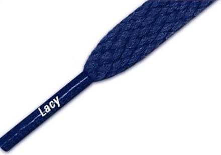 Schoenveter Junior Sneaker schoenveters navy  110 cm lang 10 mm breed