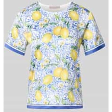 Blouseshirt van satijn in all-over look